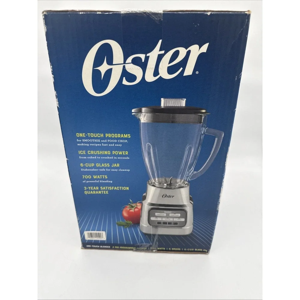 Oster ONE-TOUCH Blender w/ 2-AUTO PROGRAMS 8-CUP 6-SPEEDS (New Unopened)